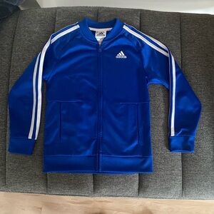 Adidas track jacket - boys size 6 - good condition